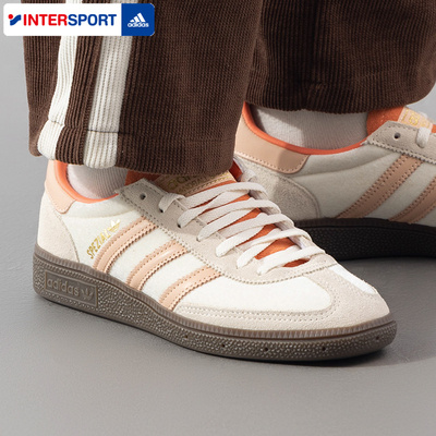 阿迪达斯三叶草女鞋HANDBALL SPEZIAL W运动休闲鞋德训鞋JI2649