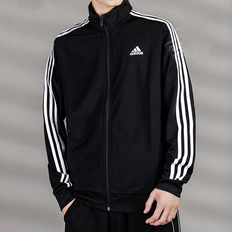 茵特丨阿迪达斯外套男装2026秋季新款运动服跑步训练立领针织夹克