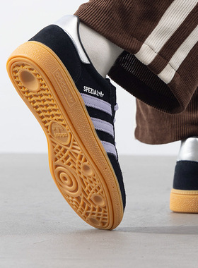 阿迪达斯三叶草2026冬季新款复古透气女鞋轻便运动休闲鞋JS2909