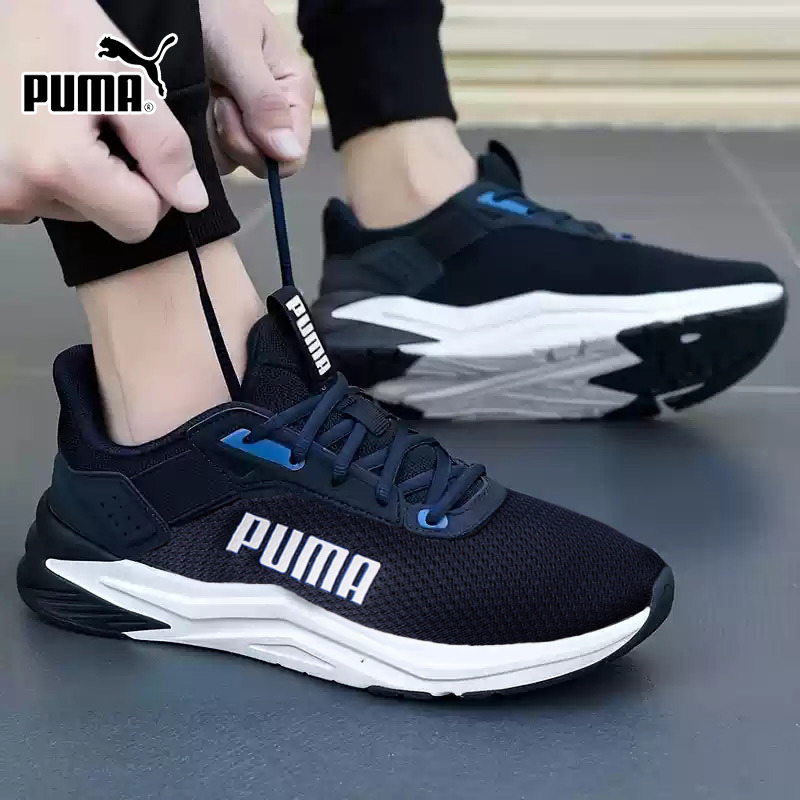 PUMA彪马跑步鞋男鞋女鞋2025冬季新款网面透气蓝色运动鞋311095