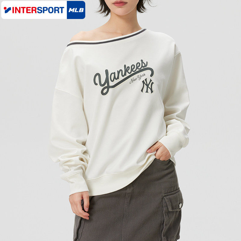 MLB官方卫衣男装26春季新款跑步训练运动休闲时尚套头衫3FMTV1461