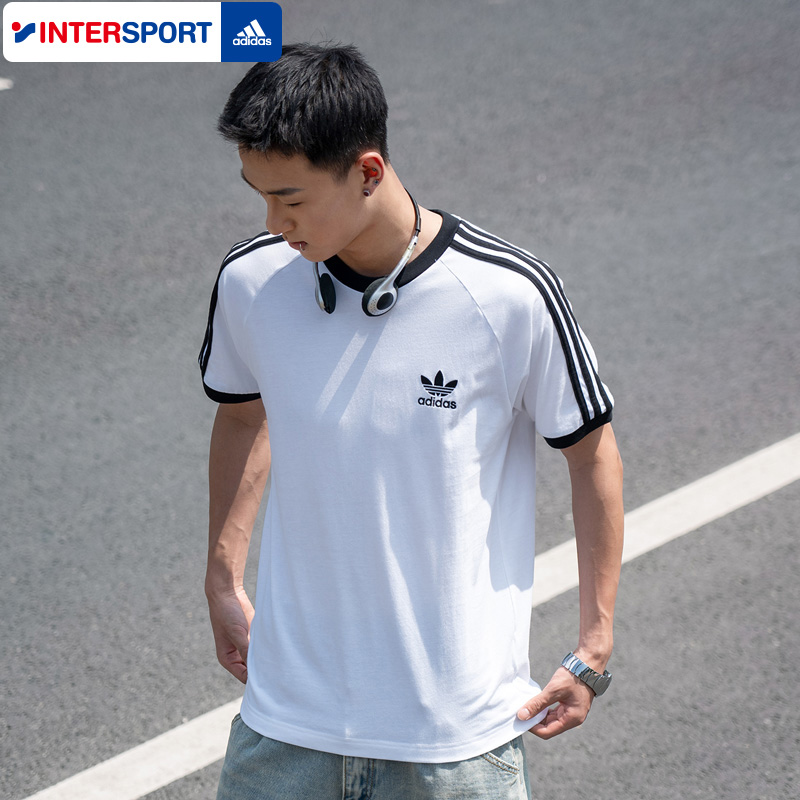 阿迪达斯三叶草系列短袖男圆领