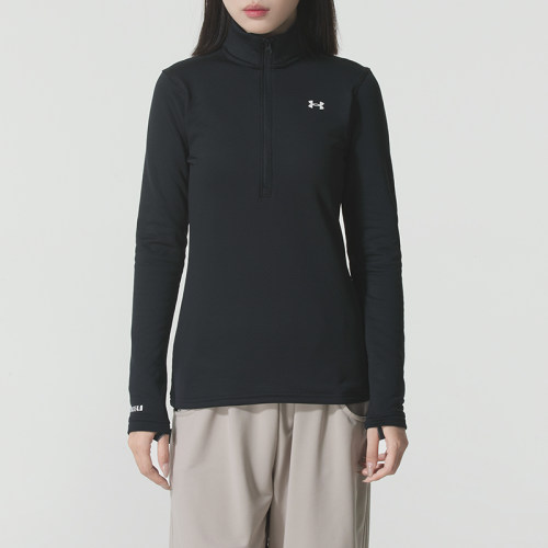 UNDER ARMOUR长袖t恤女装秋季新款packaged base健身瑜伽服