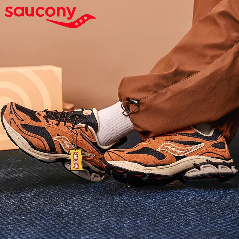 索康尼乐事联名休闲鞋男鞋2026新款GRID FUSION缓震运动鞋S79063,运动鞋new,运动休闲鞋,淘宝优惠券,粉丝福利购,淘宝优惠卷