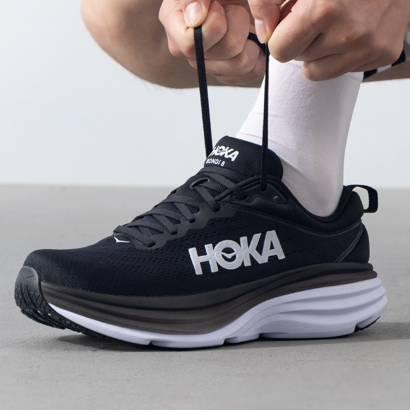 Hoka One One男鞋邦代8公路运动鞋Bondi 8缓震回弹透气轻便跑步鞋图片