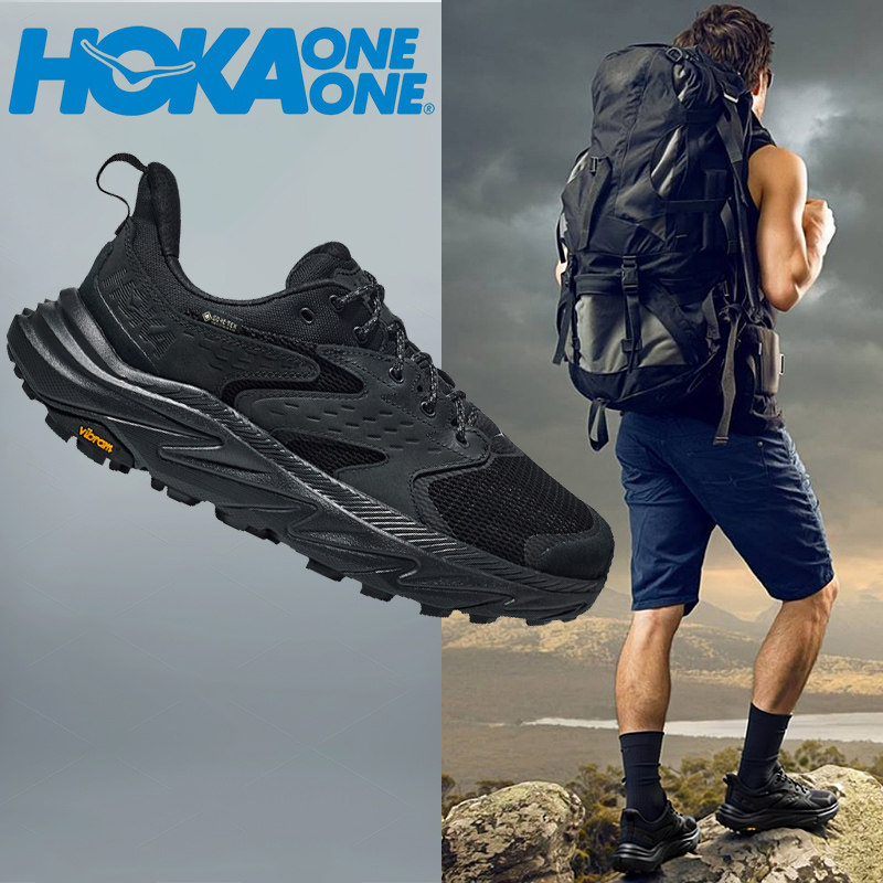 HOKA旗舰店男鞋Anacapa 2 Low GTX户外登山鞋阿纳卡帕越野徒步鞋