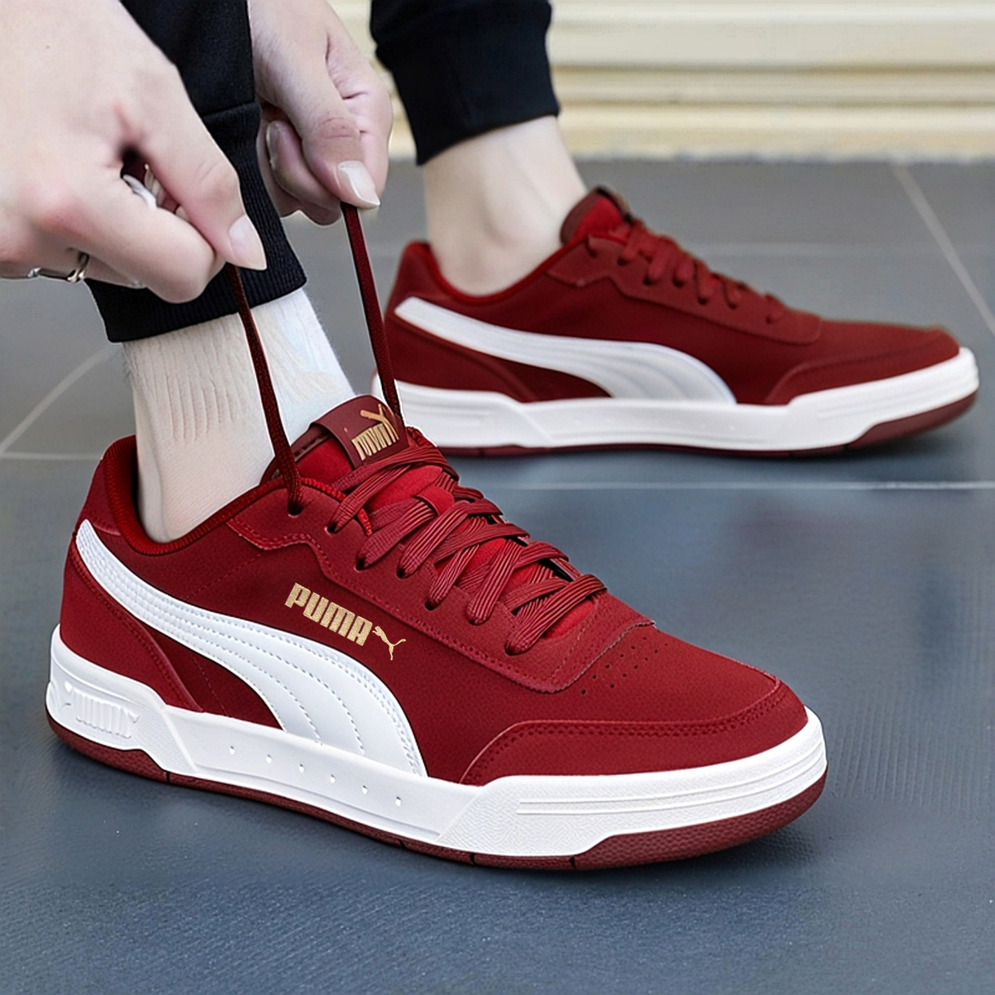 彪马板鞋本命年婚鞋休闲鞋运动鞋