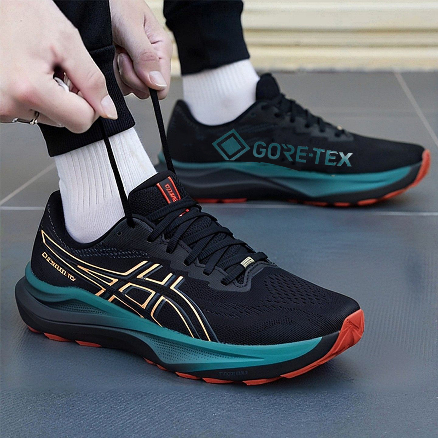 ASICS亚瑟士男鞋GT-2000 14GTX防泼水稳定支撑越野跑步鞋1011C058