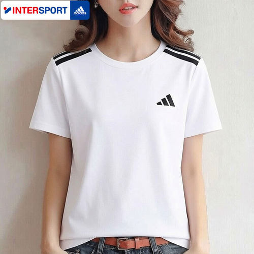 Adidas/阿迪达斯女装2026夏季新款HYG TEE休闲透气短袖T恤 JX1869