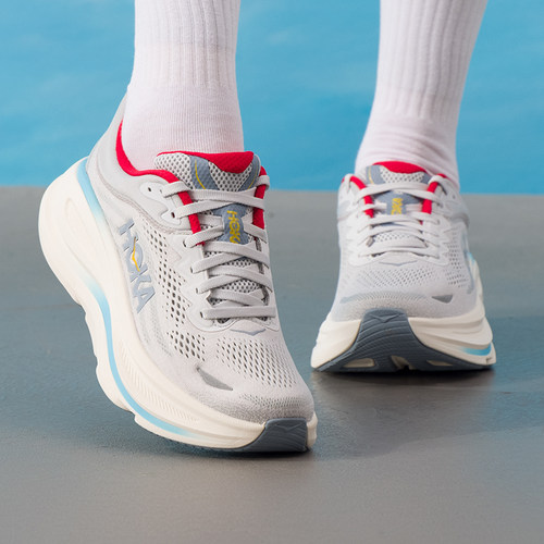 HOKA跑鞋女2026春季新款Bondi 9邦代马拉松运动鞋竞速缓震跑步鞋