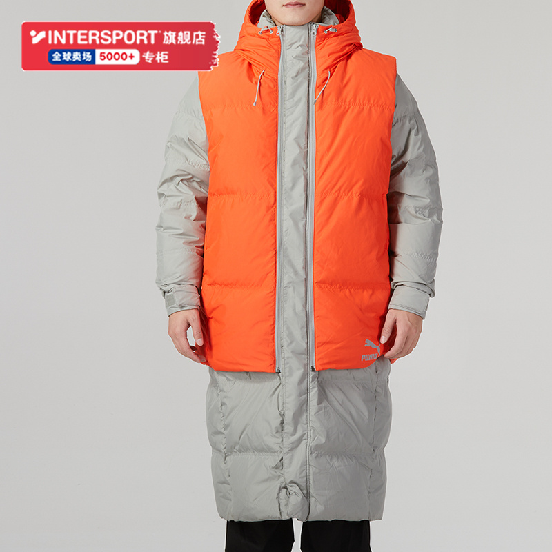 PUMA彪马羽绒服外套男2025新款运动服中长款保暖防风衣夹克598317