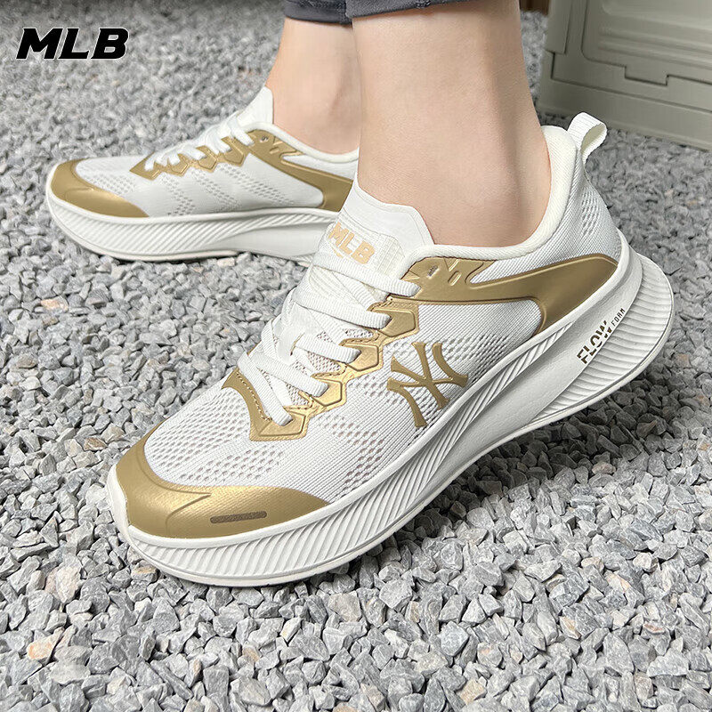 MLB官方运动鞋男女鞋2025秋季新款休闲鞋轻便透气跑步鞋3ASHATF3N