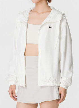 茵特丨NIKE耐克外套女款上衣官方正品梭织连帽夹克运动服IM8162