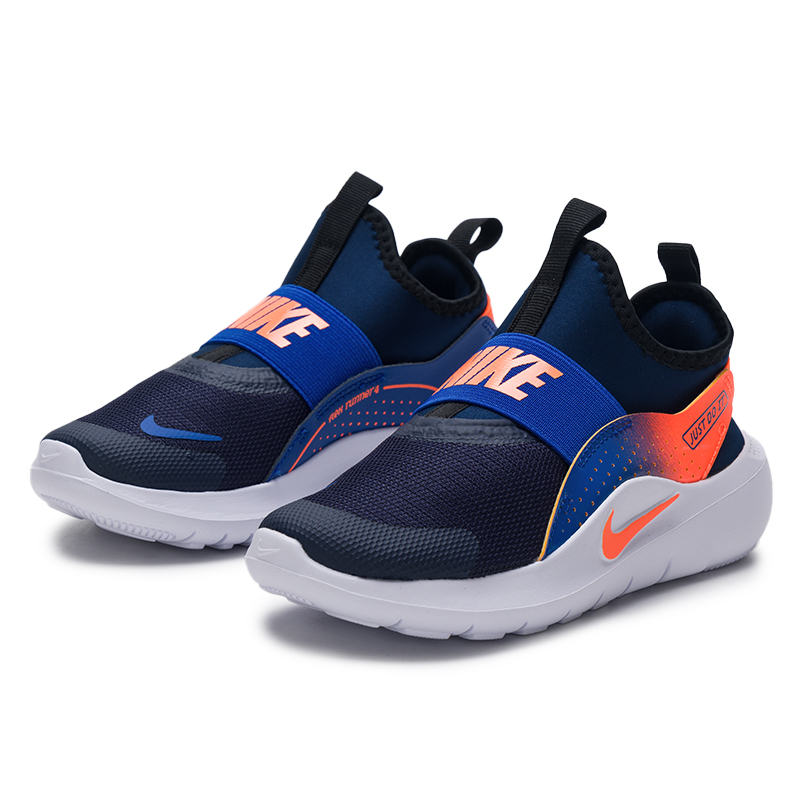 耐克幼童透气运动鞋新款男童女童官方小童鞋FLEX RUNNER 4跑步鞋