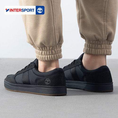 添柏岚官方黑色复古男鞋2025新款轻便低帮运动鞋户外休闲鞋A26Y6