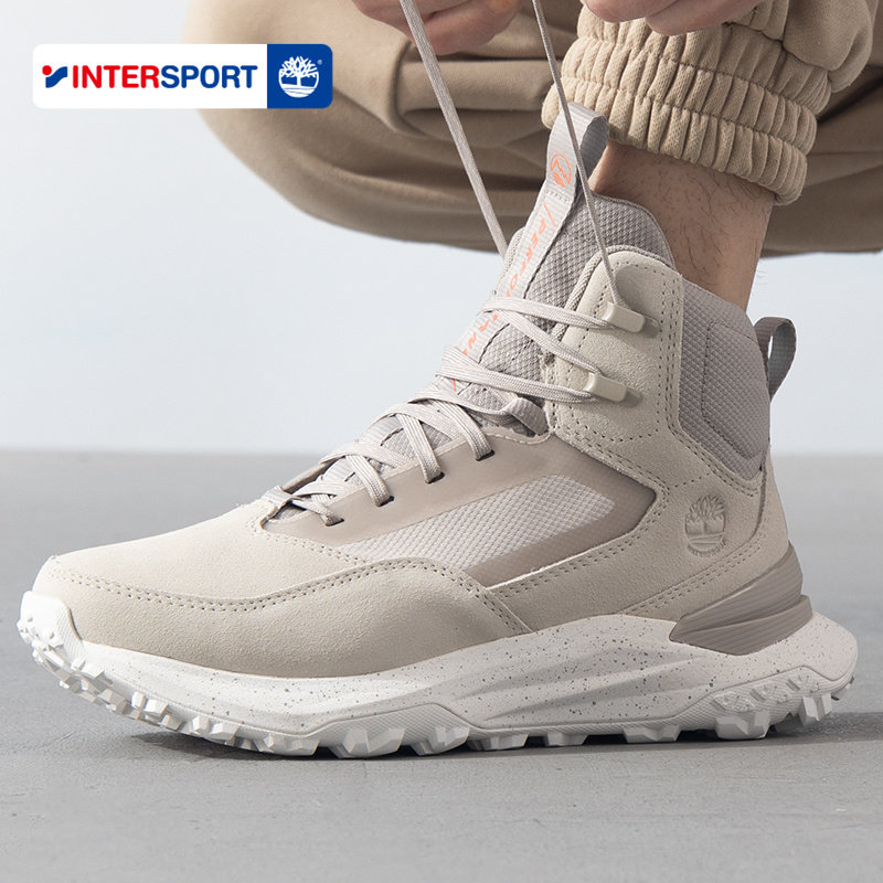 添柏岚官方休闲鞋男2025冬季中帮系带防水徒步鞋户外运动鞋A6DB3