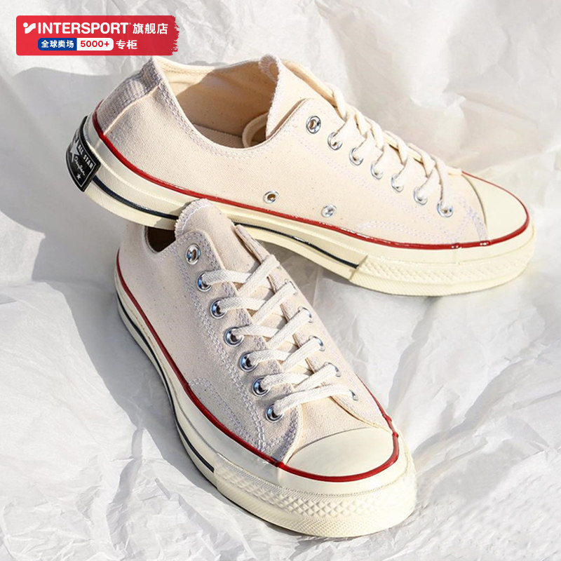 converse匡威女鞋1970s经典情侣帆布鞋男休闲运动鞋米白色162062c