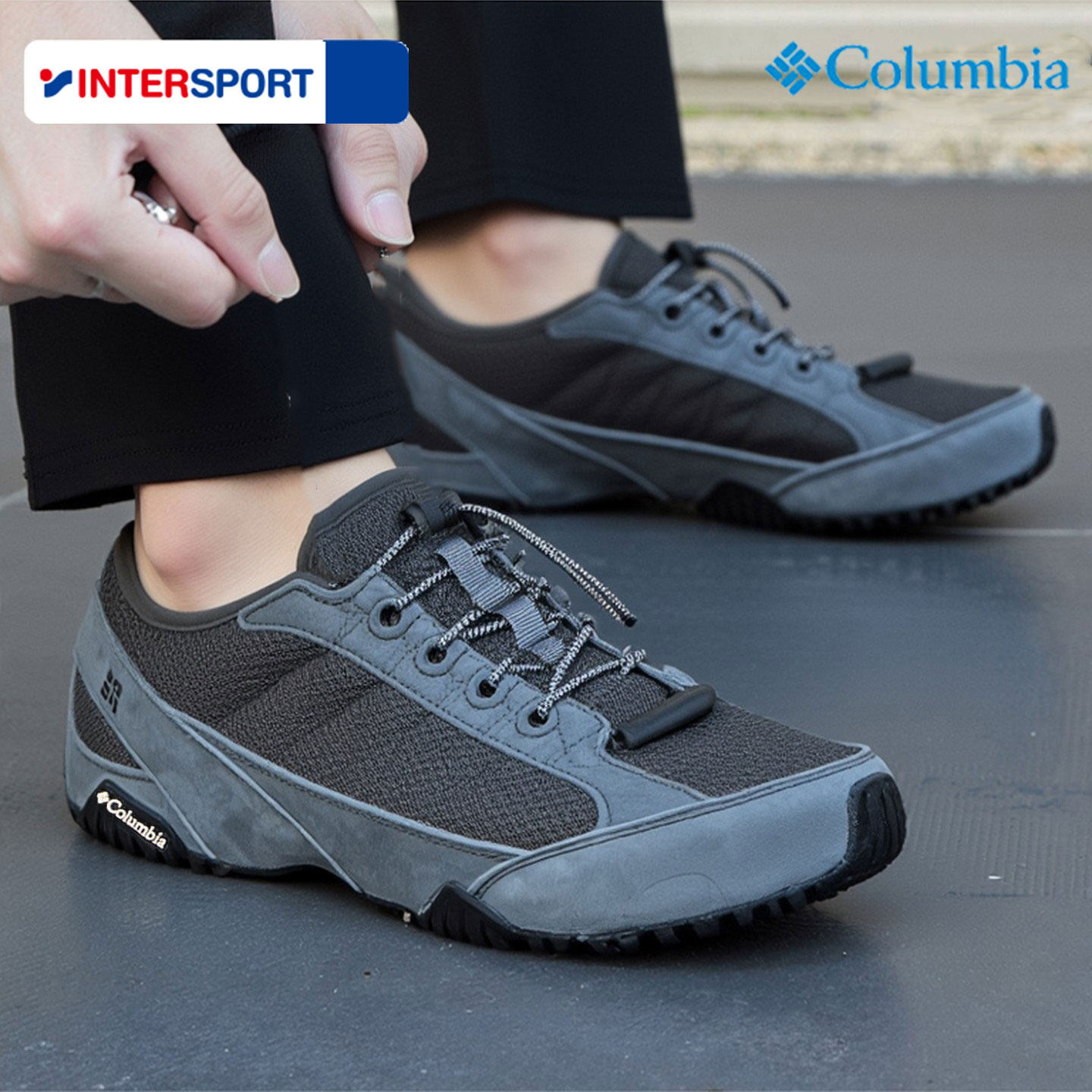 哥伦比亚男鞋2026夏季新款户外缓震抓地徒步鞋登山越野跑鞋休闲鞋