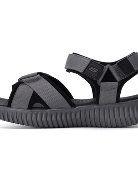 斯凯奇官方旗舰店凉鞋男鞋2025冬季魔术贴运动鞋休闲沙滩鞋51722