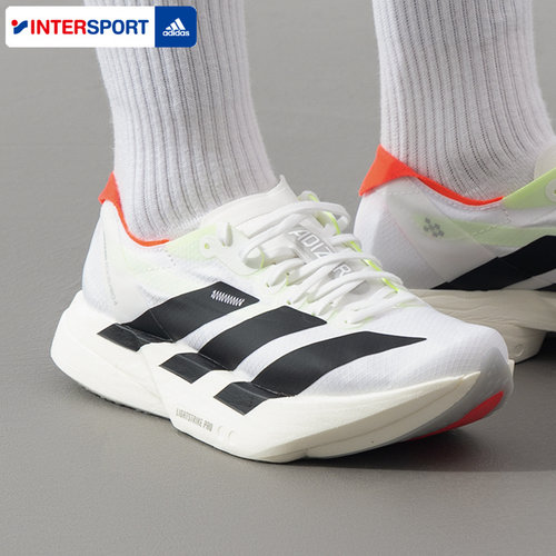 阿迪达斯女鞋Adizero Adios Pro 4轻量碳板支撑马拉松竞速跑步鞋
