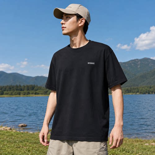 茵特丨Columbia哥伦比亚户外短袖男夏新款休闲透气运动T恤AE8347