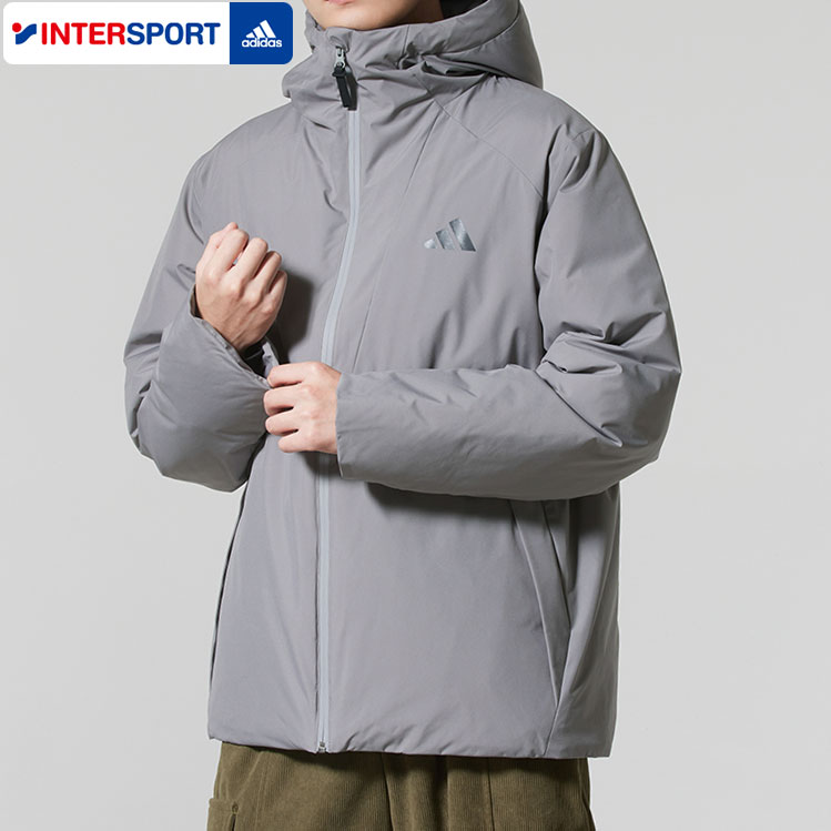 阿迪达斯羽绒服男冬季新款户外防寒保暖连帽运动服羽绒外套KQ5503