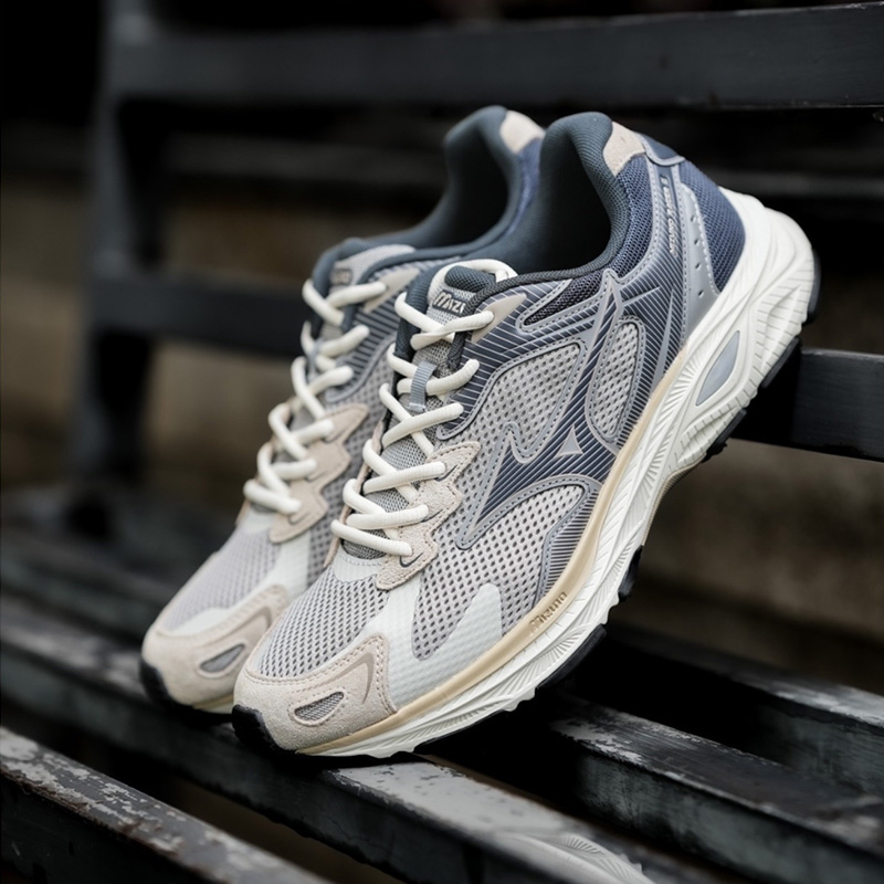 MIZUNO美津浓官方旗舰男鞋2025新款RACERS运动鞋跑步鞋复古老爹鞋