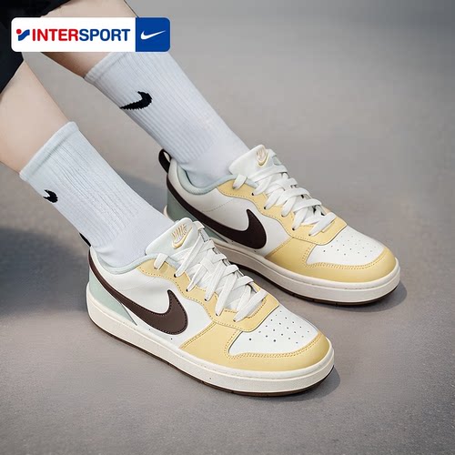 Nike耐克官方正品女鞋2026夏季新款COURT休闲板鞋小白鞋大童鞋子