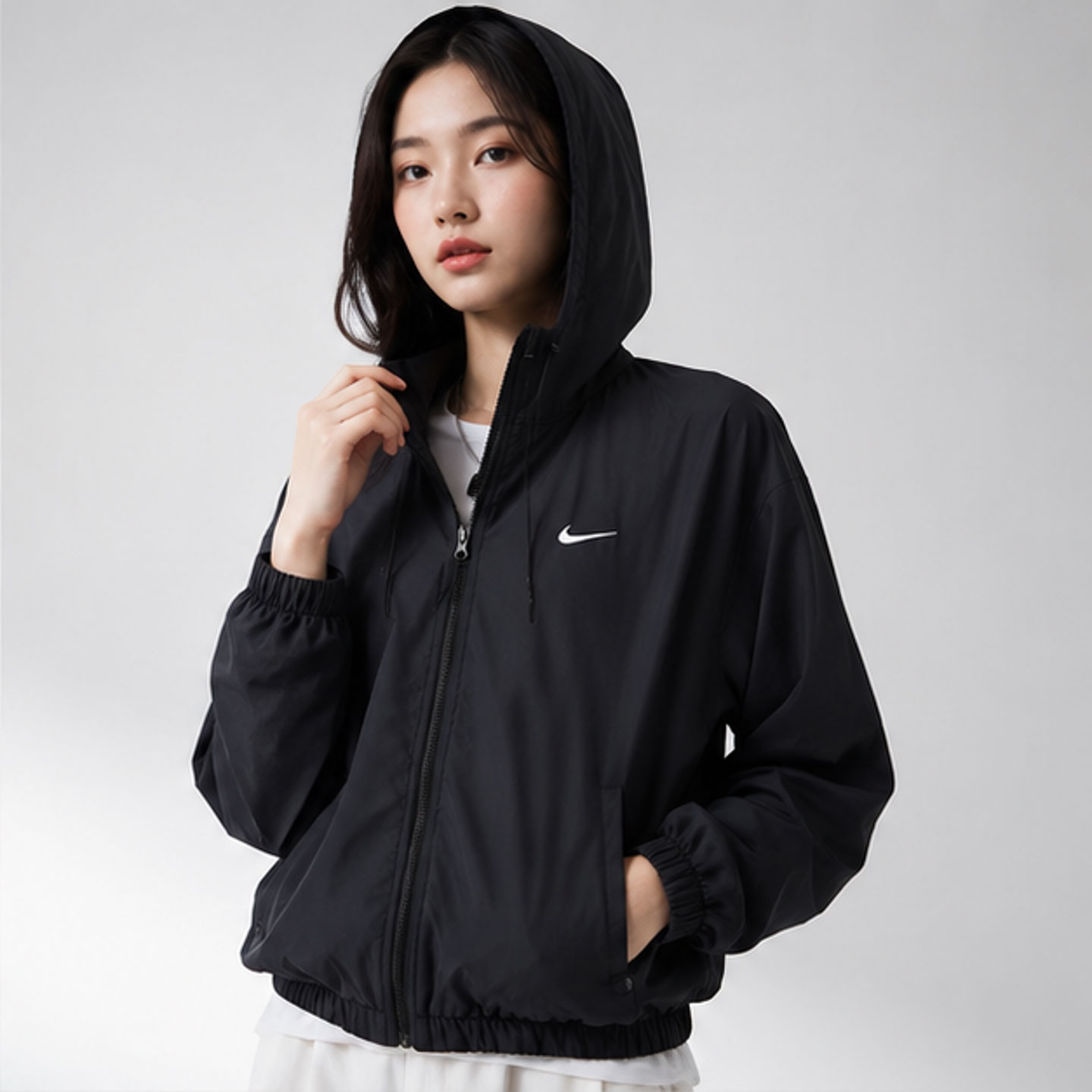 茵特丨耐克外套女款官方正品防晒夹克运动服上衣UPF40+女士皮肤衣