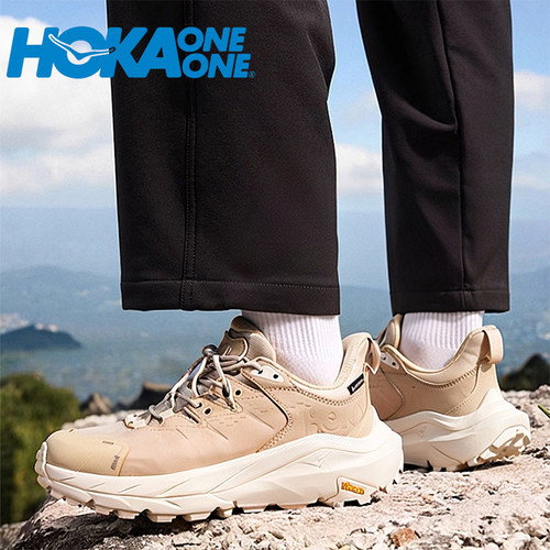 HOKA官方男女鞋KAHA2卡哈2防水徒步鞋越野户外鞋低帮防滑登山鞋