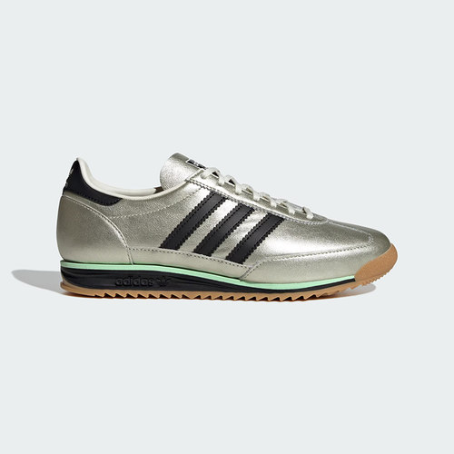 adidas阿迪达斯三叶草T头鞋女SL 72经典复古薄底运动休闲鞋JS3978