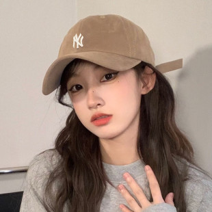 卡其色休闲帽刺绣小标运动帽鸭舌帽棒球帽男cp77 MLB帽子女帽新款