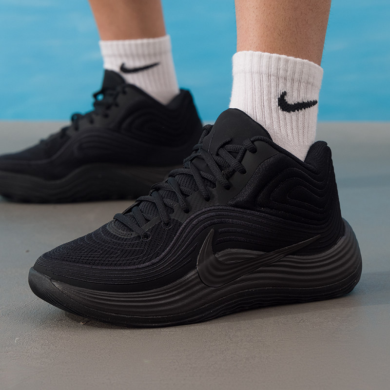 NIKE耐克运动鞋男鞋2025冬季PRECISION 8 MID缓震训练实战篮球鞋