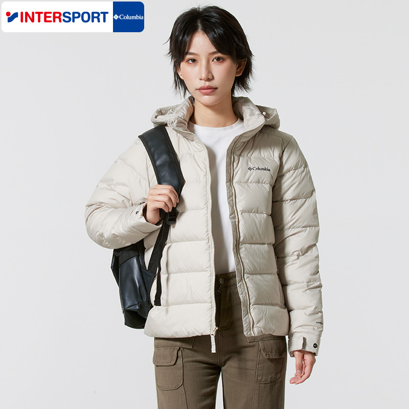 哥伦比亚户外羽绒服女2025冬季650蓬拒水热能保暖鸭绒外套XR9869