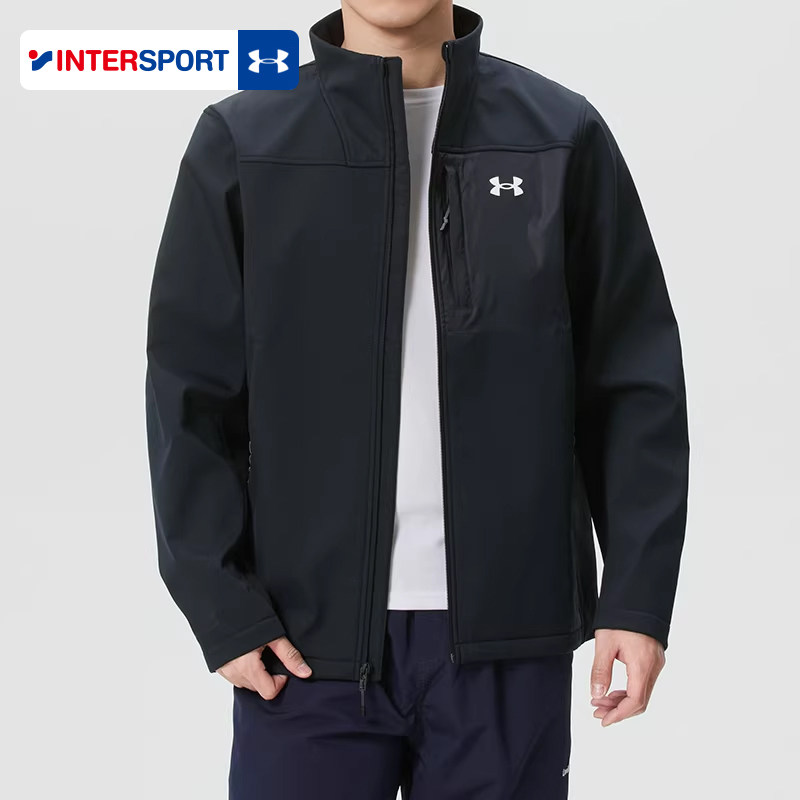 安德玛官方立领外套男装 2026新款春季梭织运动服户外防风衣夹克,运动服/休闲服装,运动茄克/外套,淘宝优惠券,粉丝福利购,淘宝优惠卷