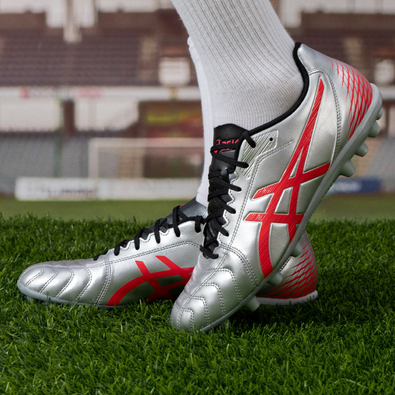 ASICS亚瑟士官网男2026新款运动鞋耐磨人草AG钉鞋缓震实战足球鞋