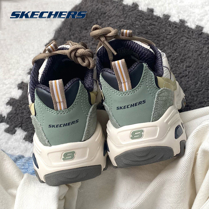 斯凯奇女鞋经典奶茶熊猫鞋206冬季新款厚底老爹鞋网面运动休闲鞋,运动鞋new,运动休闲鞋,淘宝优惠券,粉丝福利购,淘宝优惠卷