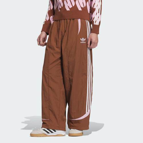 茵特丨Adidas阿迪达斯三叶草男士复古撞色宽松休闲运动长裤JL8356