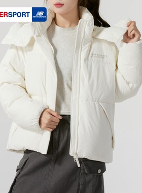 New Balanc NB官方冬季女士短款户外保暖运动鸭绒羽绒服NPE43012