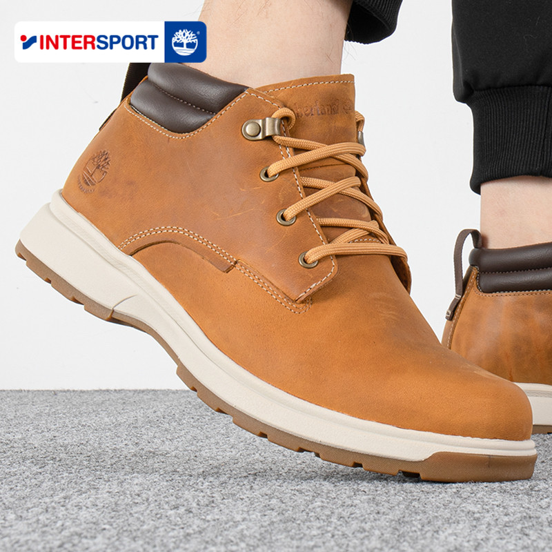 Timberland添柏岚男鞋徒步鞋冬季户外透气中帮休闲靴马丁靴A5SAM