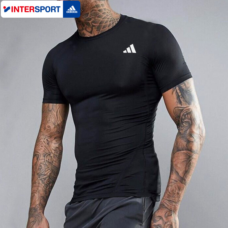 Adidas阿迪达斯短袖男2025冬季新款运动服健身训练速干T恤HR8727