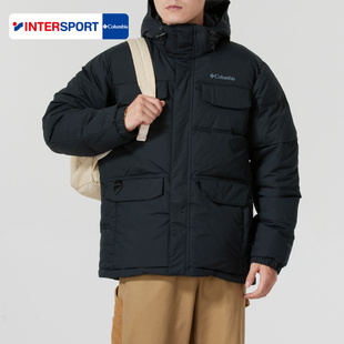 哥伦比亚棉服外套男2025冬季 奥米金点热能反射棉衣夹克WE4552 新款