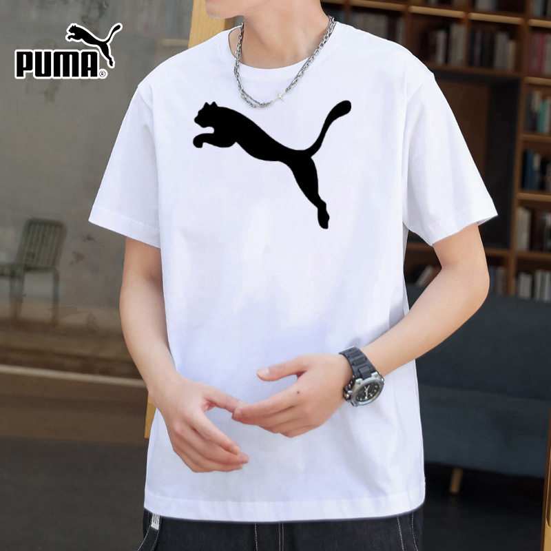 PUMA彪马短袖男2026新款大logo运动T恤衫透气半截袖宽松半袖上衣