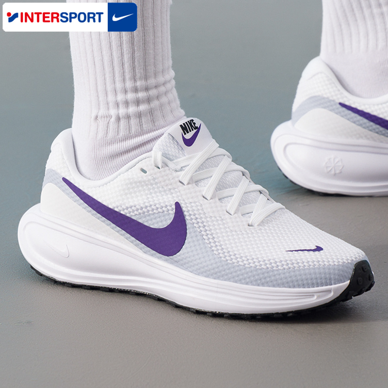 NIKE耐克跑鞋女鞋2025夏季新款运动鞋REVOLUTION 8网面透气跑步鞋