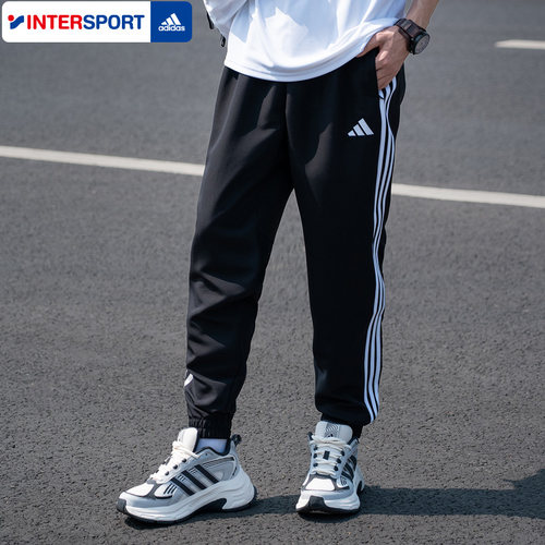 阿迪达斯男士裤子秋冬运动长裤
