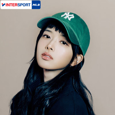 MLB官方绿色帽子男女帽2025新款运动帽遮阳鸭舌帽棒球帽3ACP6601N