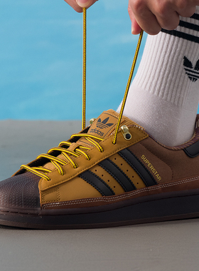 阿迪达斯板鞋男鞋女鞋2026春季新款贝壳头运动鞋情侣休闲鞋JR6990