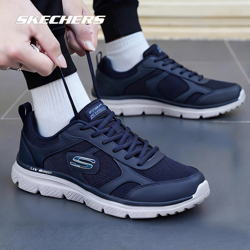 斯凯奇官方正品男鞋2026冬季新款网面透气休闲鞋BURNS减震跑步鞋,运动鞋new,跑步鞋,淘宝优惠券,粉丝福利购,淘宝优惠卷