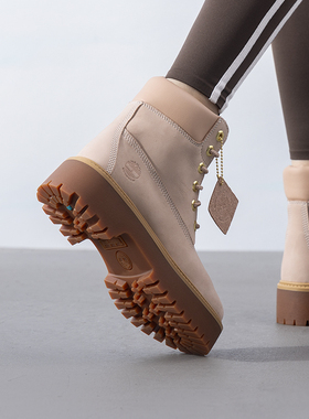 添柏岚女鞋正品户外休闲鞋新款徒步鞋高帮工装马丁靴运动鞋A6AWC