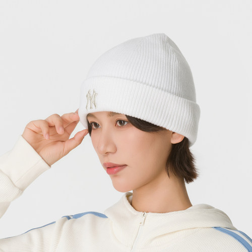 茵特丨MLB绒线帽男帽女帽新款运动帽套头冷帽针织毛线帽3ABNB1666